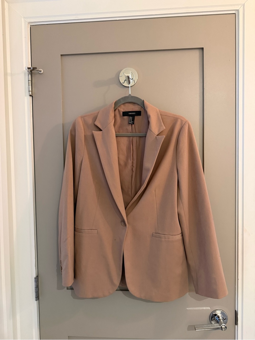 Forever 21 Blazer Jacket - Dusty Pink